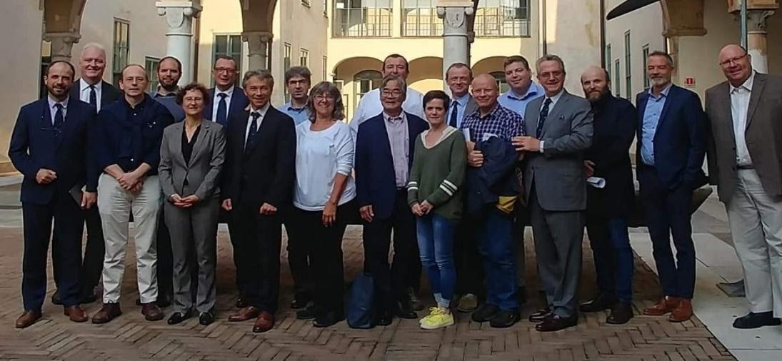 Charles with other members of The International Alliance of Violin and Bow Makers for Endangered Species