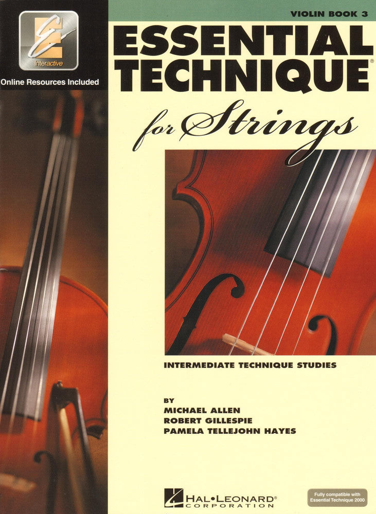 Essential Technique Interactive, Violin Book 3