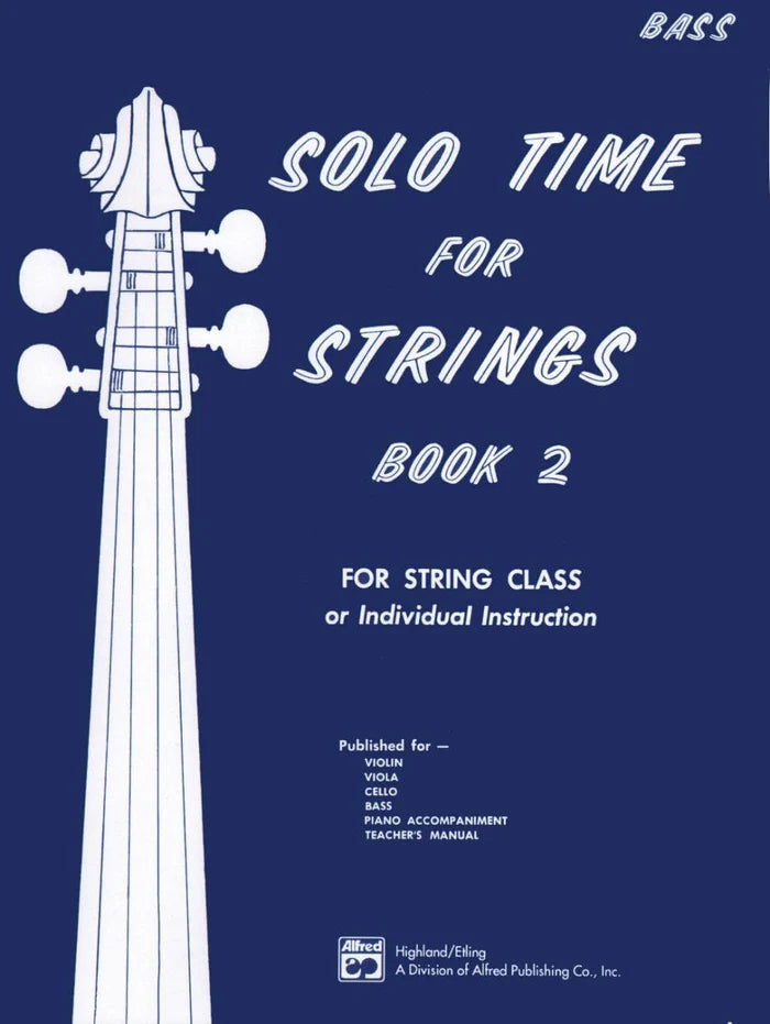 Solo Time for Strings, Bass Book 2