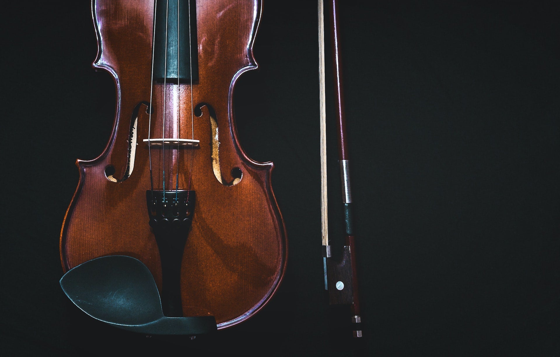 a violin and bow