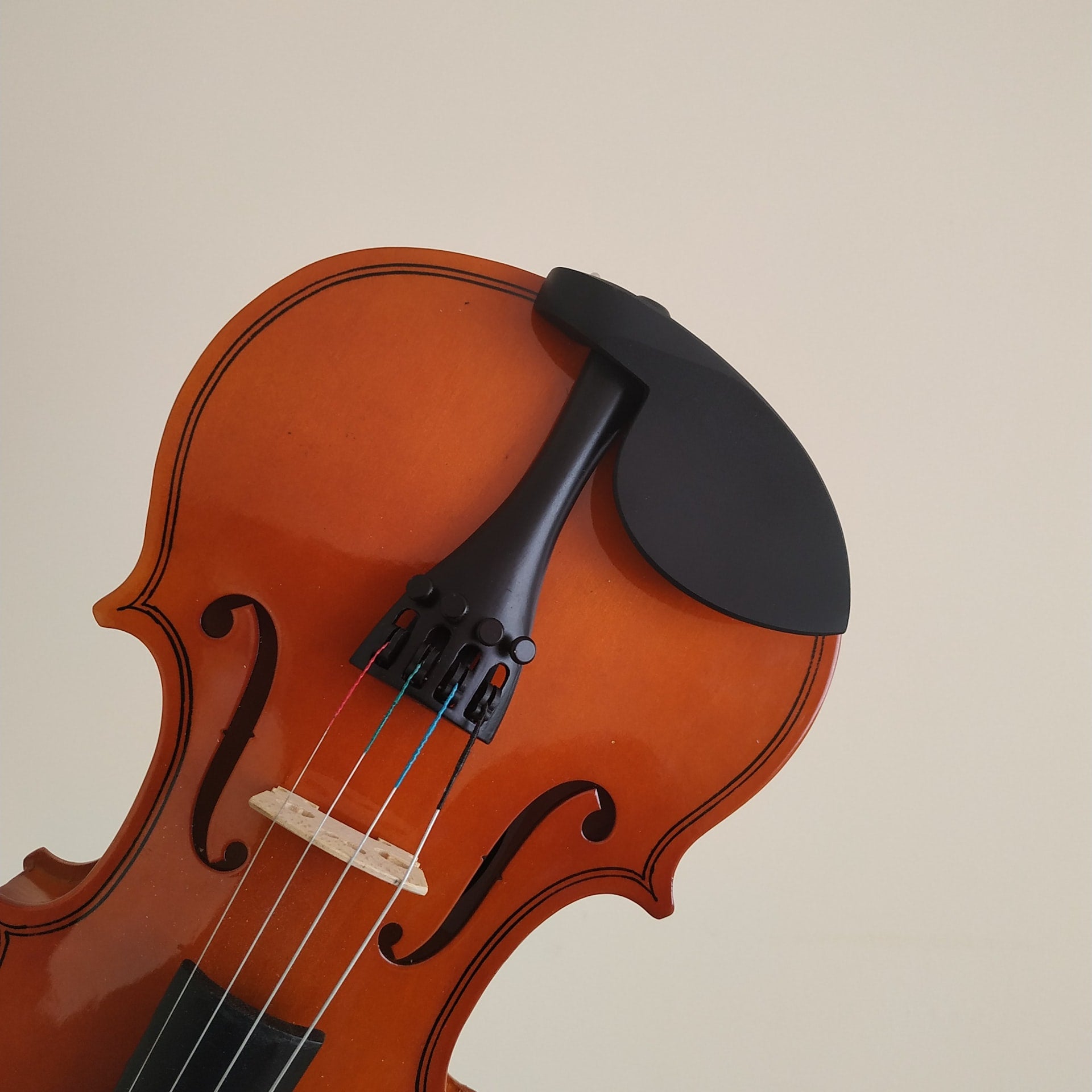 violin with a chin rest
