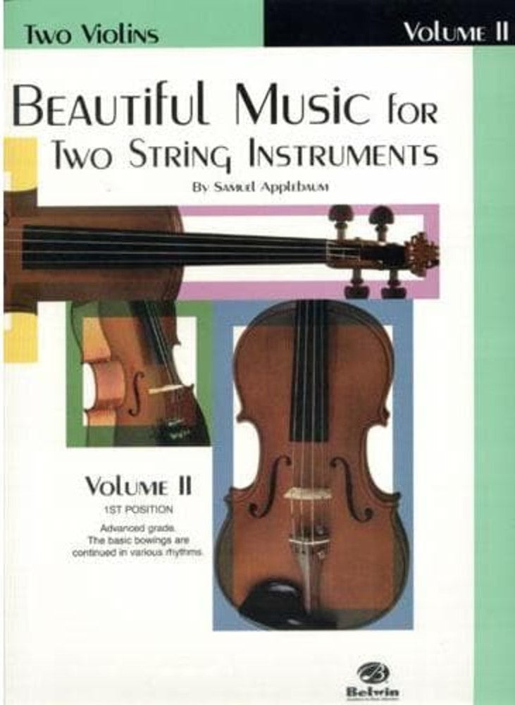 Beautiful Music for Two Stringed Instruments, Volume 2 - Violin