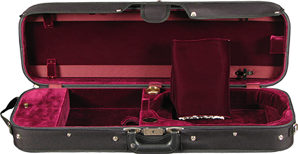 Bobelock 1003 Featherlite Oblong Suspension Violin Case with Velvet Interior