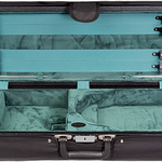 Bobelock 1003 Featherlite Oblong Suspension Violin Case with Green Velour Interior