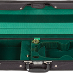 Bobelock 14002 Student Economy Oblong Suspension Case with Green Velvet Interior