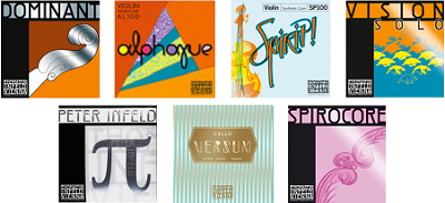 Assortment of Thomastik Infeld Strings