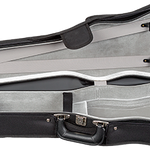 Bobelock Wood Shell Velvet Violin Case - With Suspension