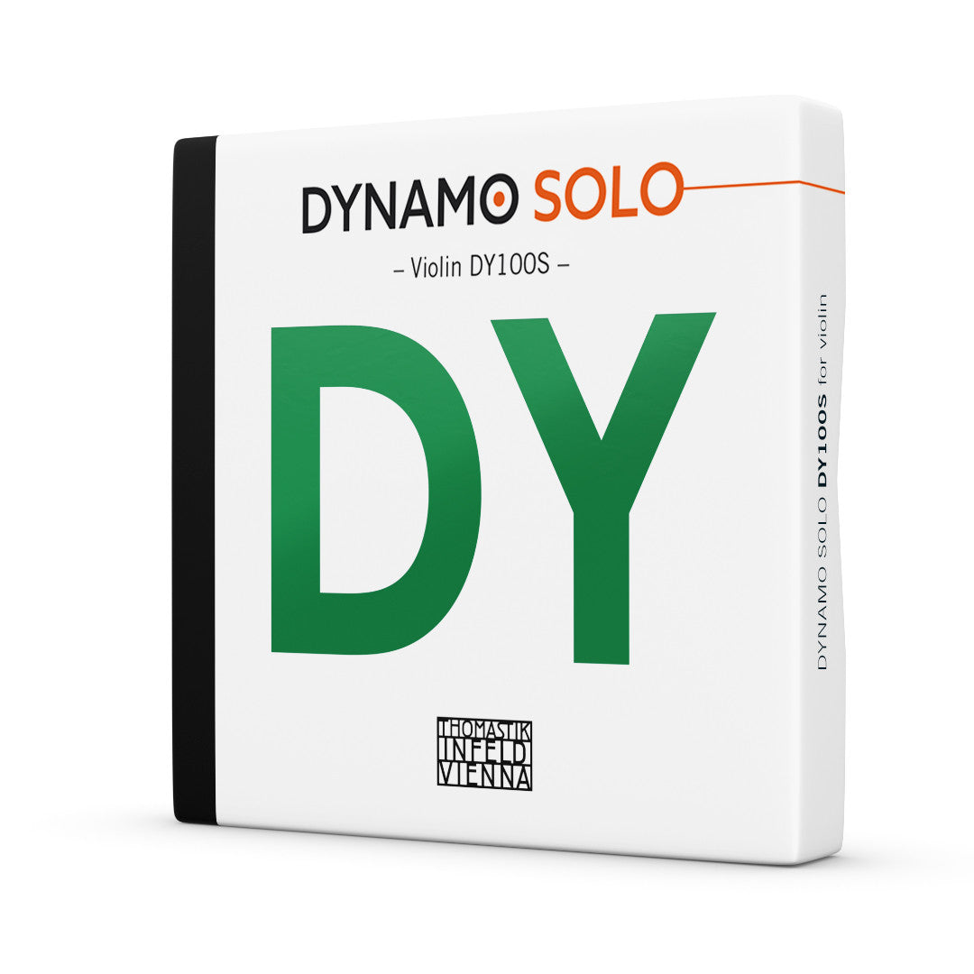 Thomastik-Infeld Dynamo Solo DY100S violin string set - box front