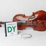 Thomastik-Infeld Dynamo Solo DY100S violin string set - box with violin