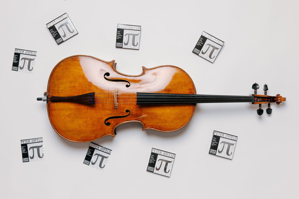 Peter Infeld cello strings - cello with string envelopes