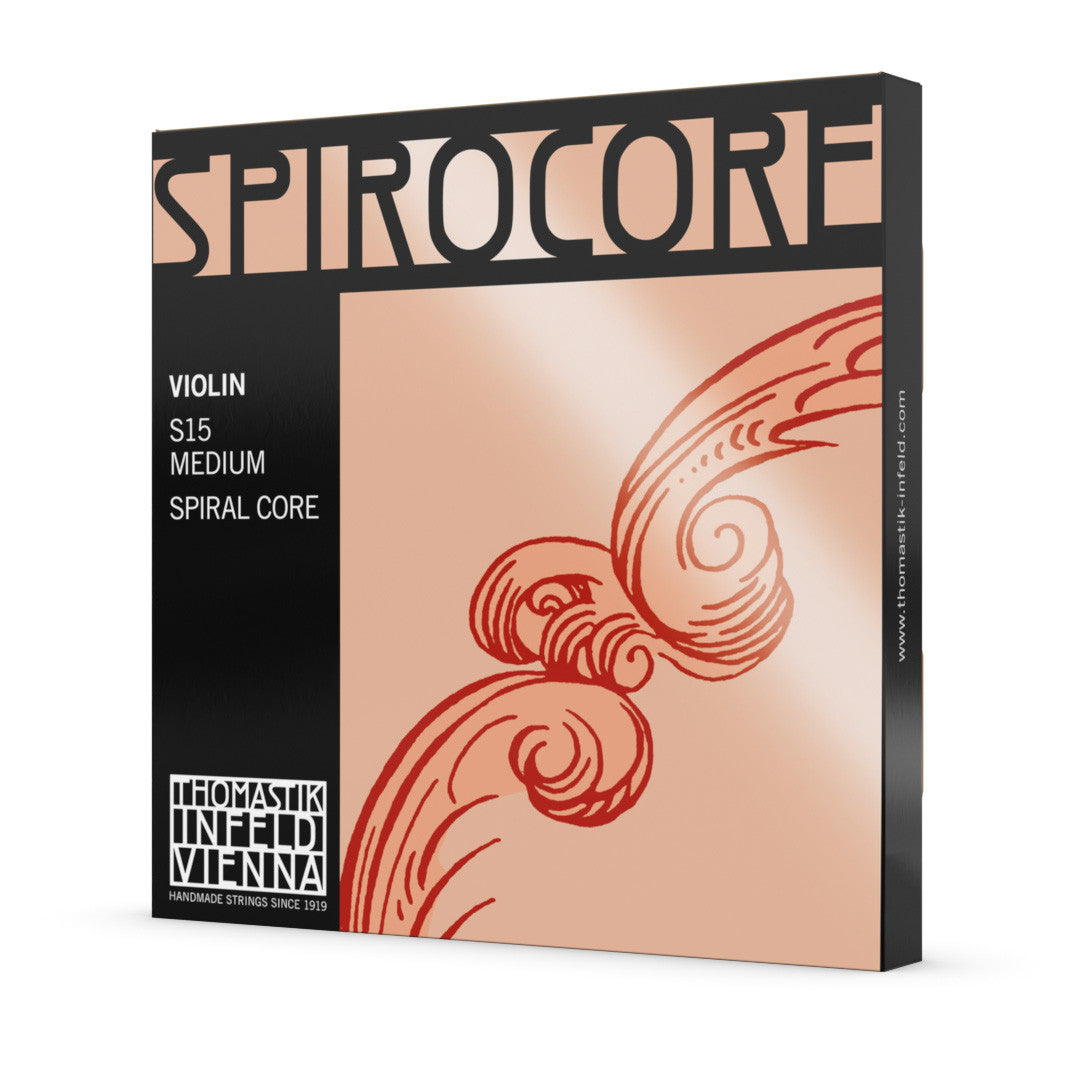 Thomastik-Infeld Spirocore S15 violin string set - box front