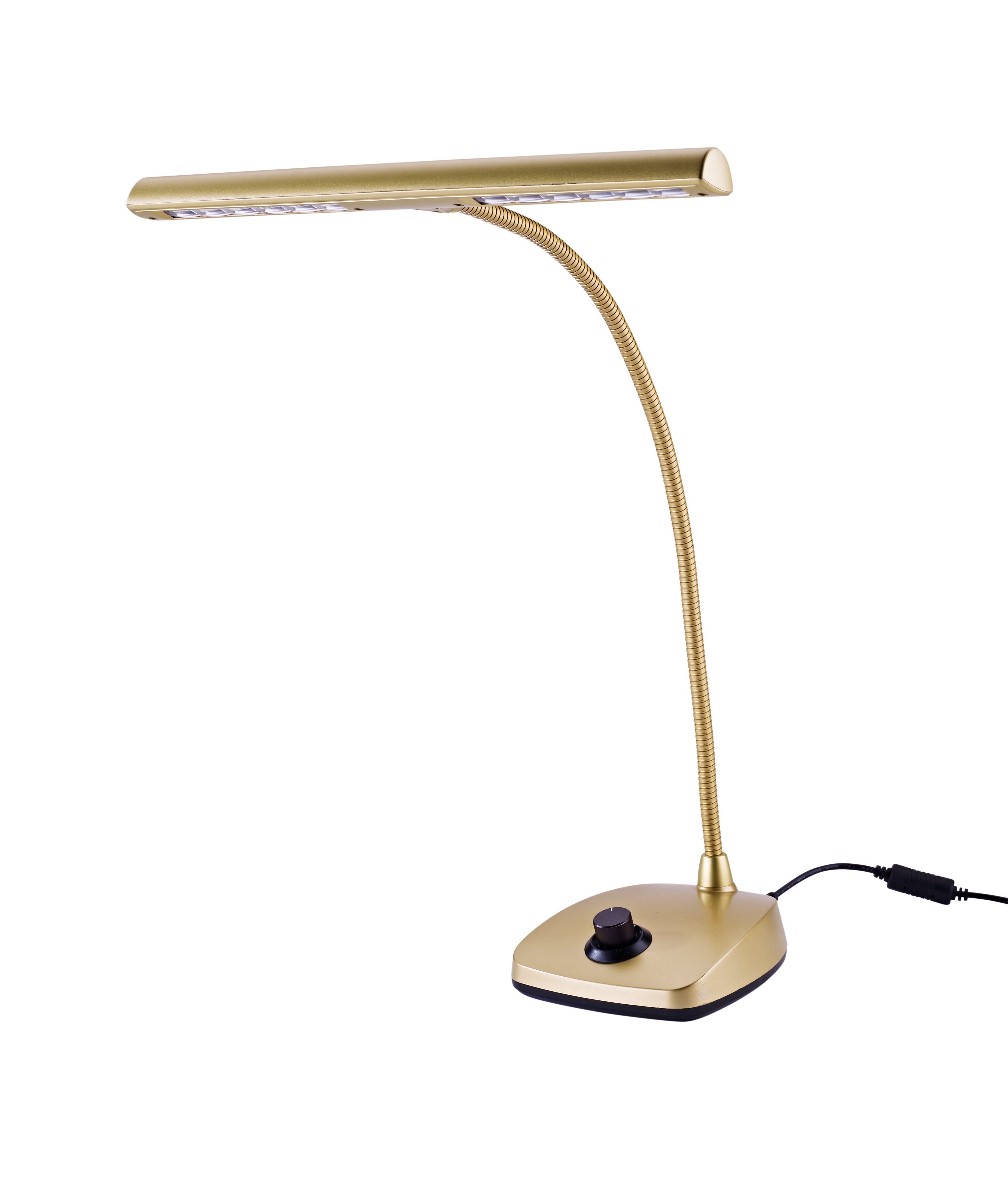 Gold Piano Lamp