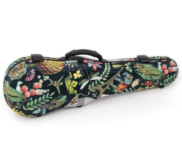 Jakob Winter Artist Line Green Line Shaped Viola Case - 7 Patterns