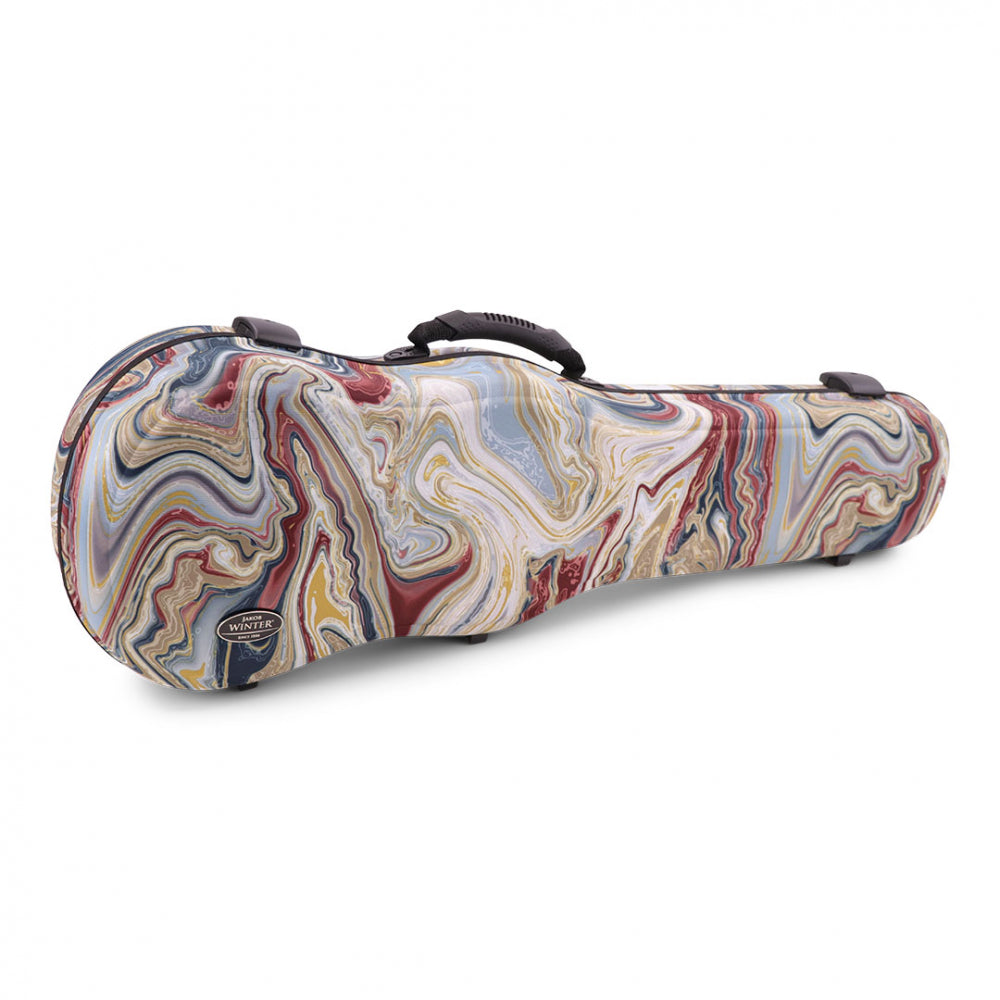 Jakob Winter Artist Line Green Line Shaped Viola Case - 7 Patterns