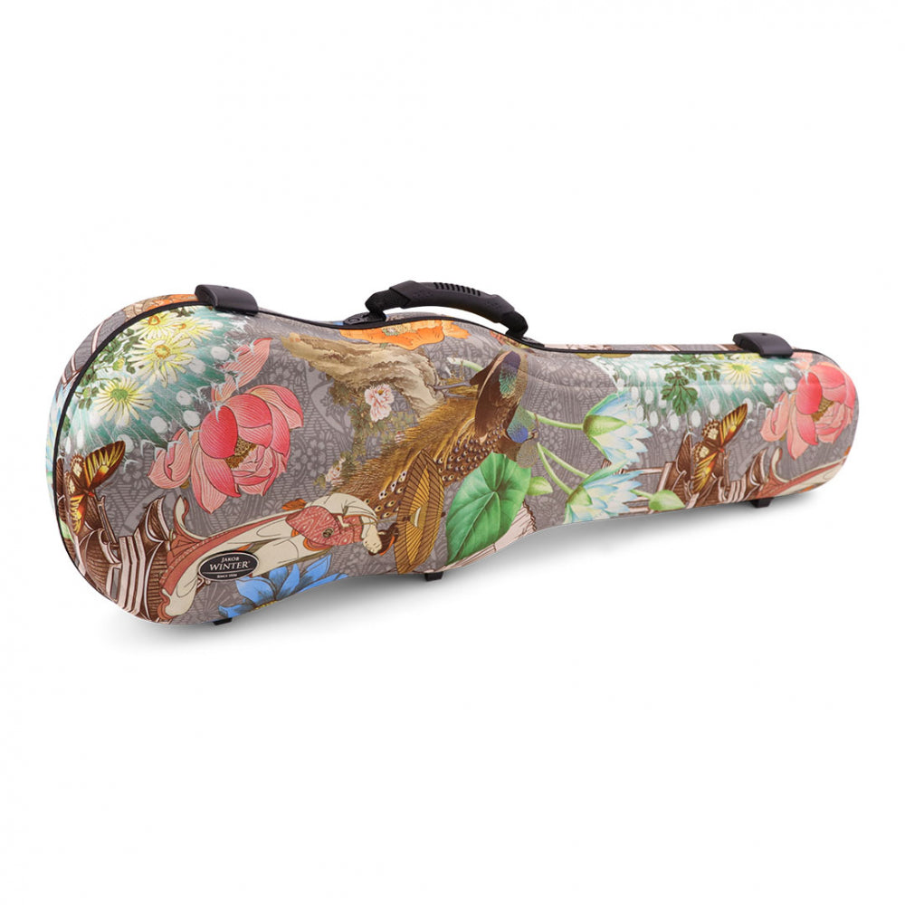 Jakob Winter Artist Line Green Line Shaped Viola Case - 7 Patterns