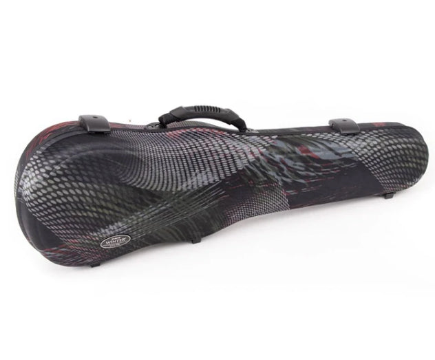 Jakob Winter Artist Line Green Line Shaped Viola Case - 7 Patterns