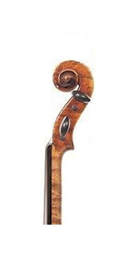 Jay Haide a l'Ancienne Balestrieri Violin - Scroll Profile