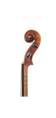 Jay Haide a l'Ancienne Guadagnini Violin - Scroll Profile