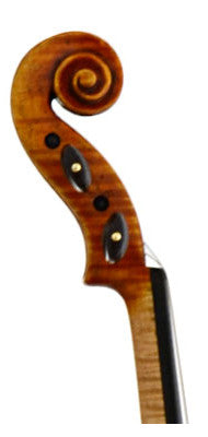 Ivan Dunov Master Model 403 Violin - Scroll Profile