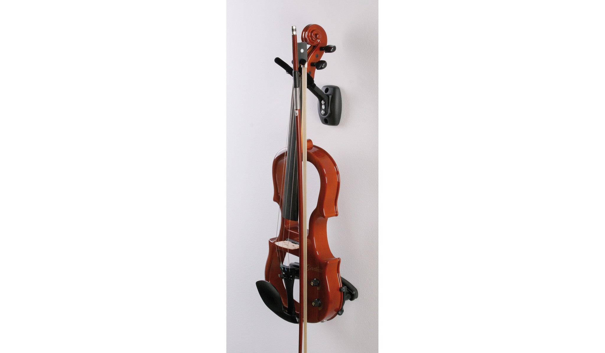 K&M 16580 Violin Wall Mount - With Violin and Bow