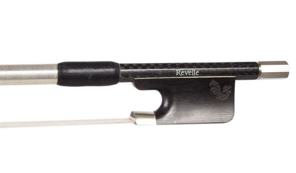 Revelle Phoenix Carbon Fiber Viola Bow - Frog View