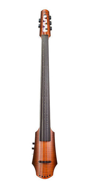 NS Design NXT Series Electric Cello - 5 String Flame Maple Sunburst