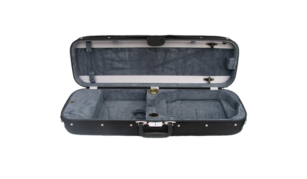 Bobelock 1002 Wooden Oblong Suspension Violin Case - Gray