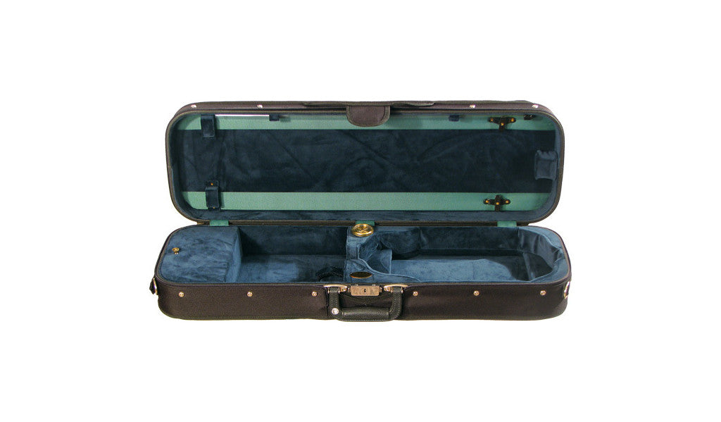 Bobelock 1002 Wooden Oblong Suspension Violin Case - Green