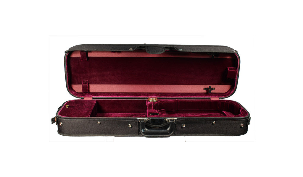 Bobelock 1002 Wooden Oblong Suspension Violin Case - Red