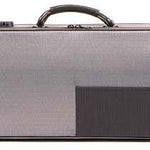 The Bam Stylus 4/4 Violin Case In Gray - Front View