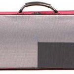 The Bam Stylus 4/4 Violin Case In Red - Front View