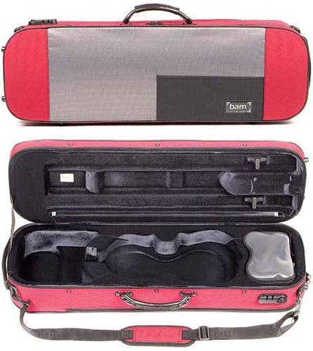 The Bam Stylus Violin Case - Red
