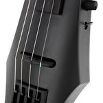 NS Design NXT4 4 String Electric Viola - Closeup Bridge (Satin Black Finish)