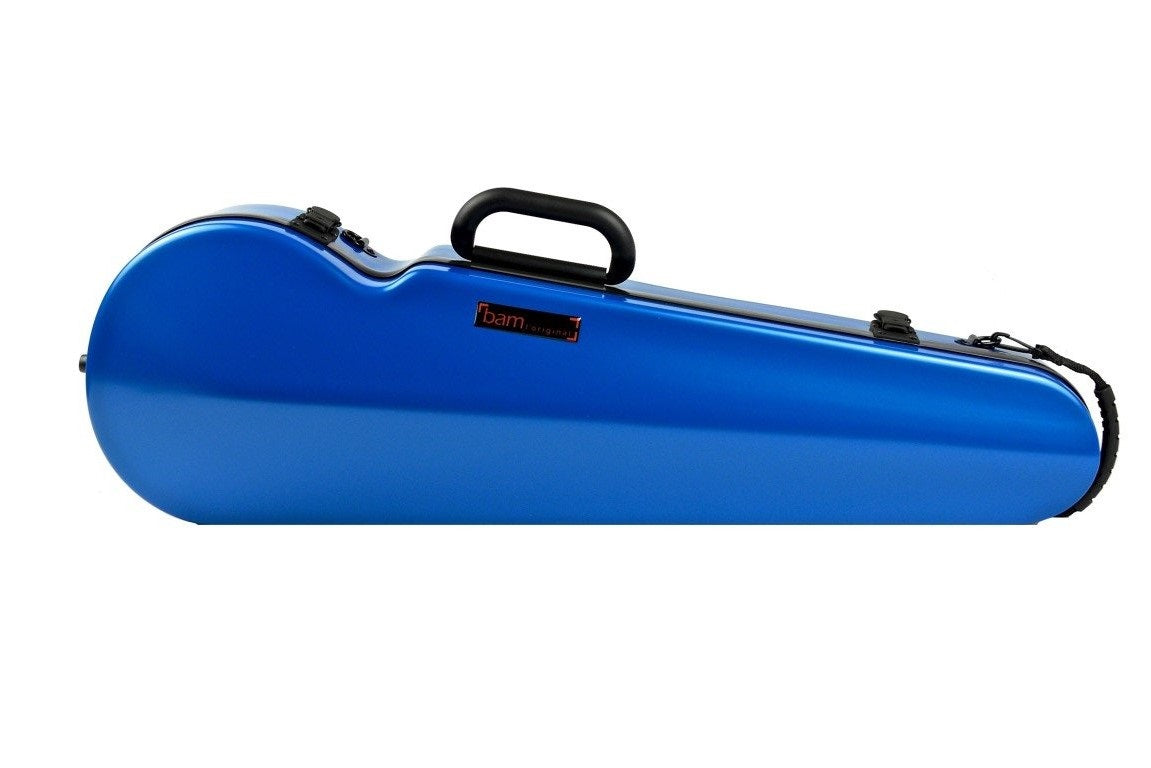 Bam Hightech Contoured Violin Case -  Blue Azure