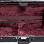 Bobelock 1002 Wooden Oblong Violin Case with Red Velour Interior