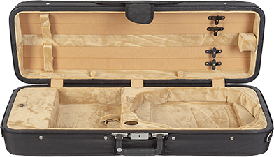 Bobelock 1003 Featherlite Oblong Suspension Violin Case with Tan Velour Interior
