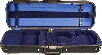 Bobelock 14002 Student Economy Oblong Suspension Case with Blue Velvet Interior