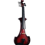 Bridge Lyra 5-String Electric Violin Outfit - Black / Red