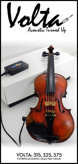 Volta 300 Series Acoustic Electric Violin - 5 String
