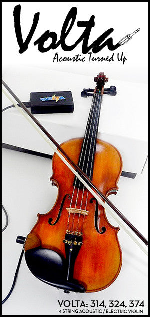 Volta 300 Series Acoustic Electric Violin - 4 String