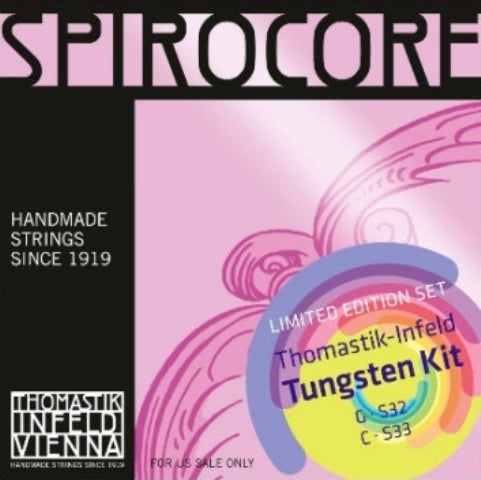 Thomastik Infeld Spirocore Tungsten Cello Strings  G & C Combo