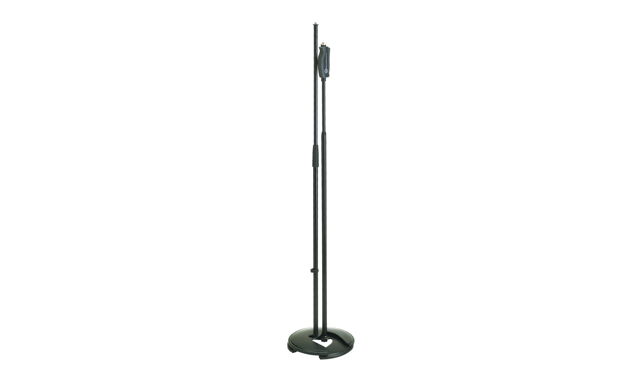 K&M 26075 Stackable Microphone Stand - Two Units Stacked